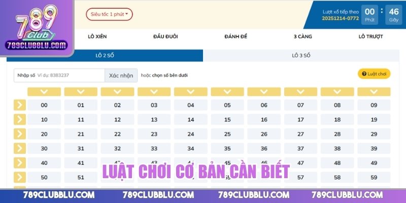 Luật chơi cơ bản cần biết